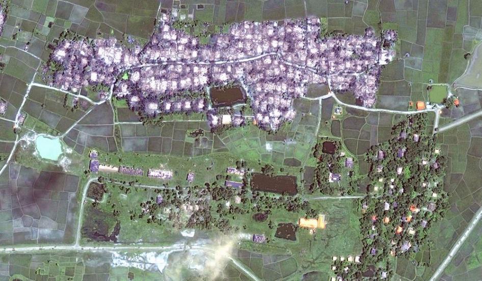 Myanmar: new satellite images confirm mass destruction
