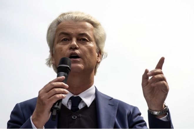 Hollanda’da Özgürlük Partisi’nin (PVV) lideri Geert Wilders: Denk ve Erdoğan’ı seven diğerleri defolup gitsin