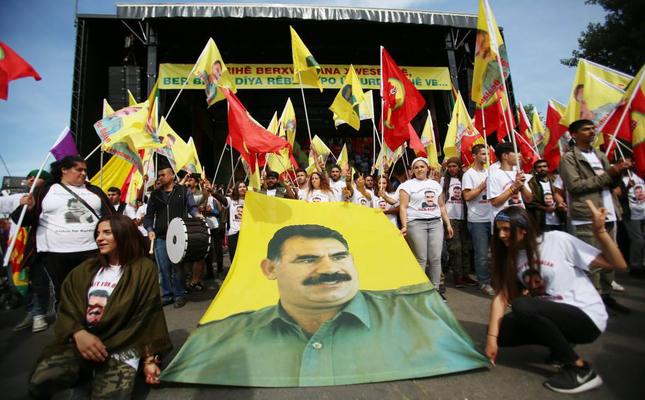 PKK, labeled terror group by EU’s top diplomat, holds rally in Cologne