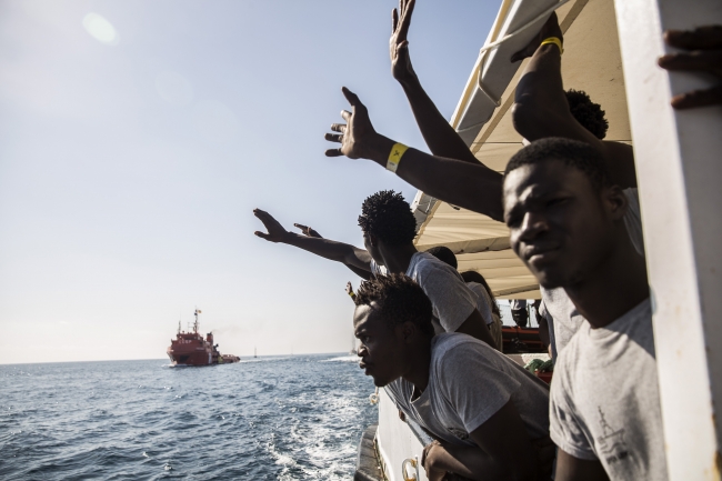 Italy and Malta row over who should take in migrants rescued from Mediterranean
