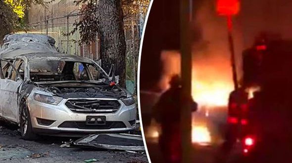 Man throws firebomb in car, screams “there you go, Muslim!”