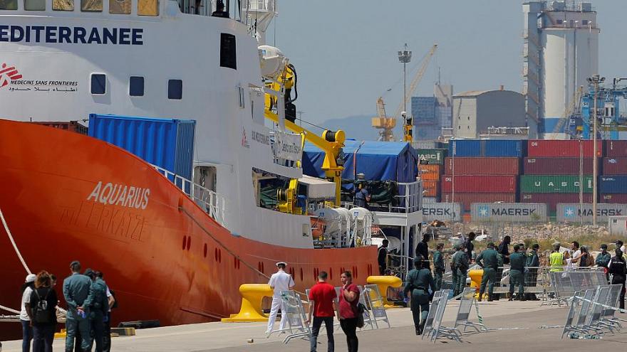 Italy Aquarius: Prosecutors order migrant rescue ship seizure