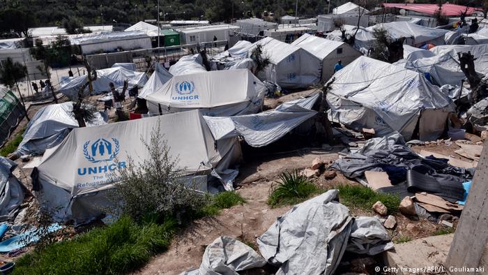 Syrian refugees stranded on Lesbos launch hunger strike
