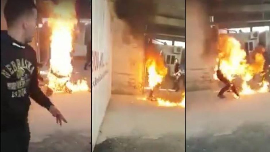 Syrian refugee sets himself on fire in Greece camp
