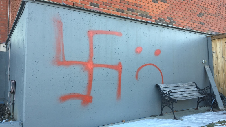 Swastikas spray painted on Sikh gurdwara in Calgary, Canada