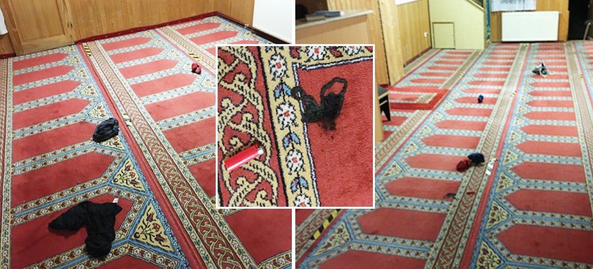Almanya’daki İslam düşmanları bir camiye saldırdı